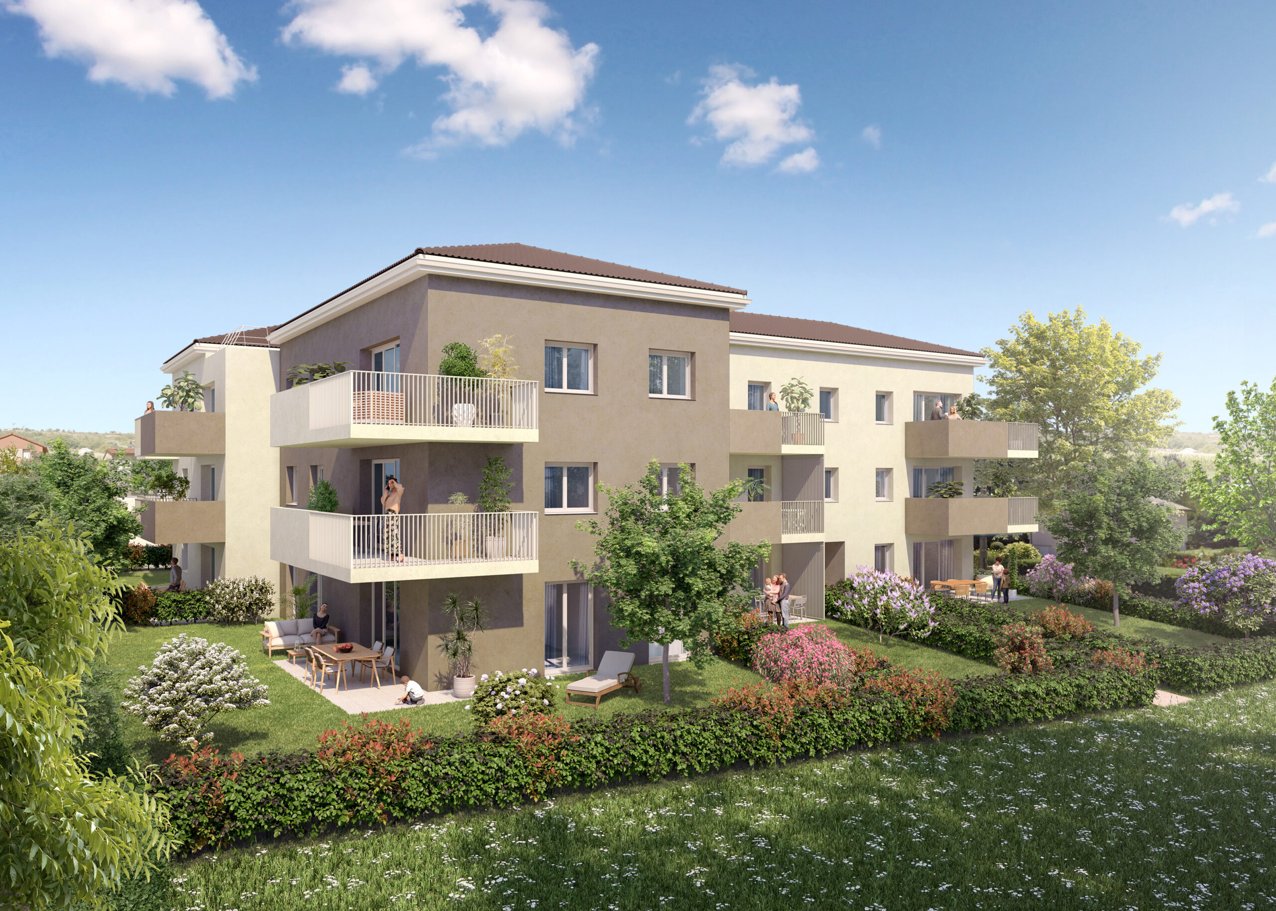 18 logements dans un écrin de verdure